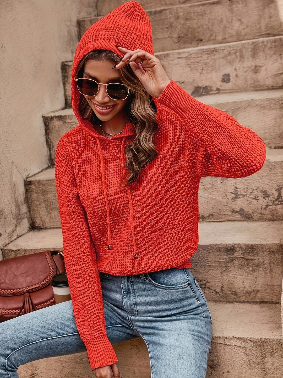 Pull À Capuche Décontracté Élégant Pour Femmes – Indispensable Mode Automne/Hiver