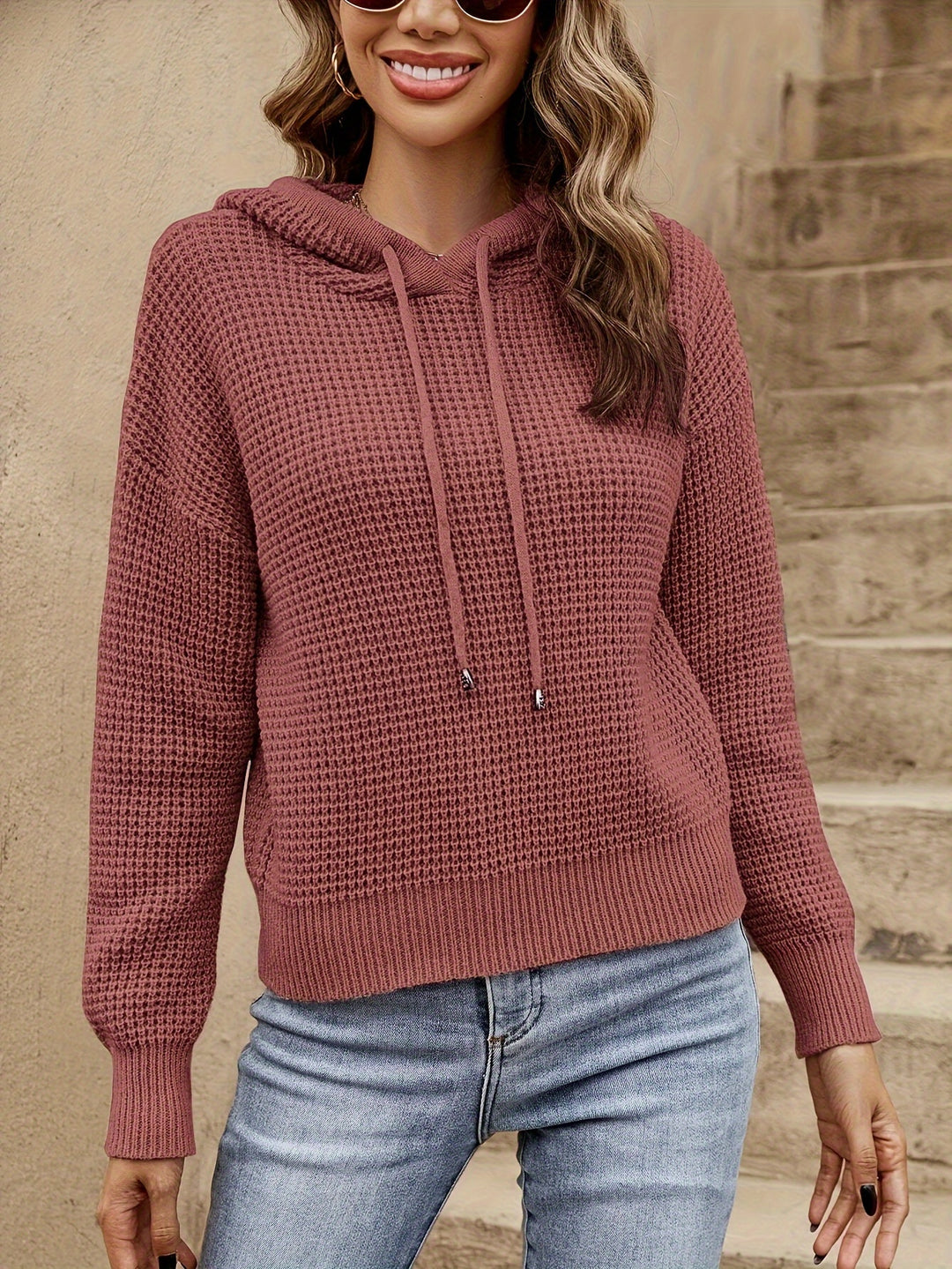 Pull À Capuche Décontracté Élégant Pour Femmes – Indispensable Mode Automne/Hiver