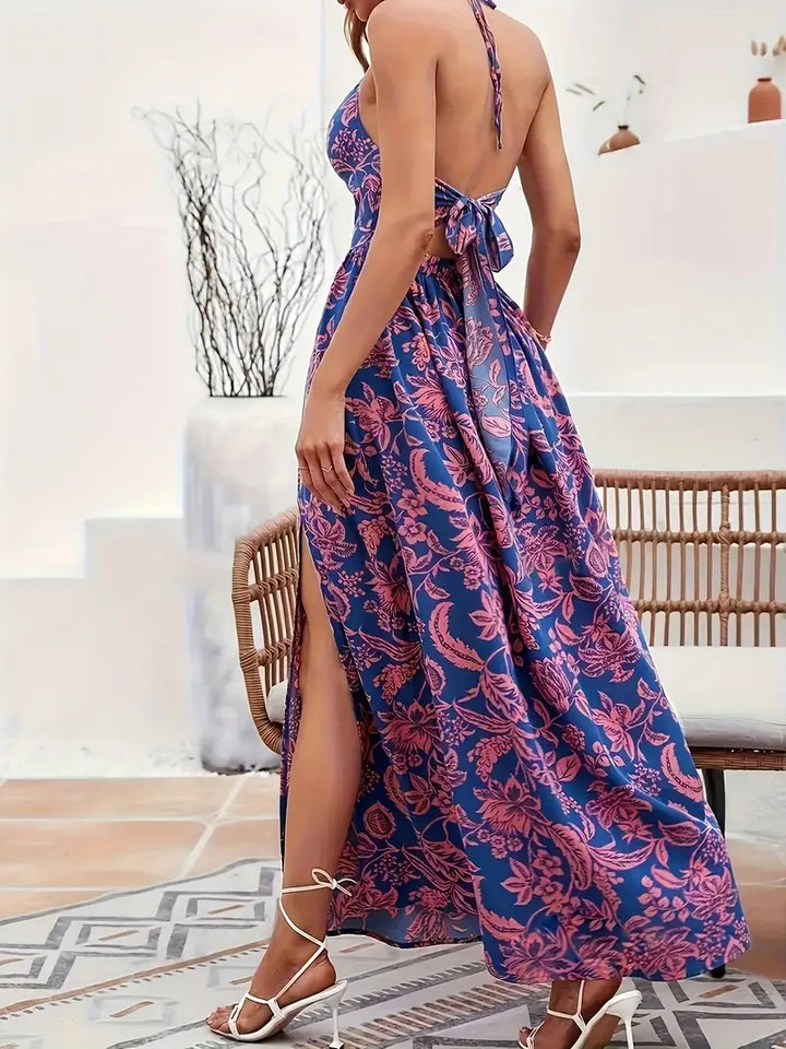 Robe Adela – Coupe Fluide & Imprimé Fleurie Bohème d’Été