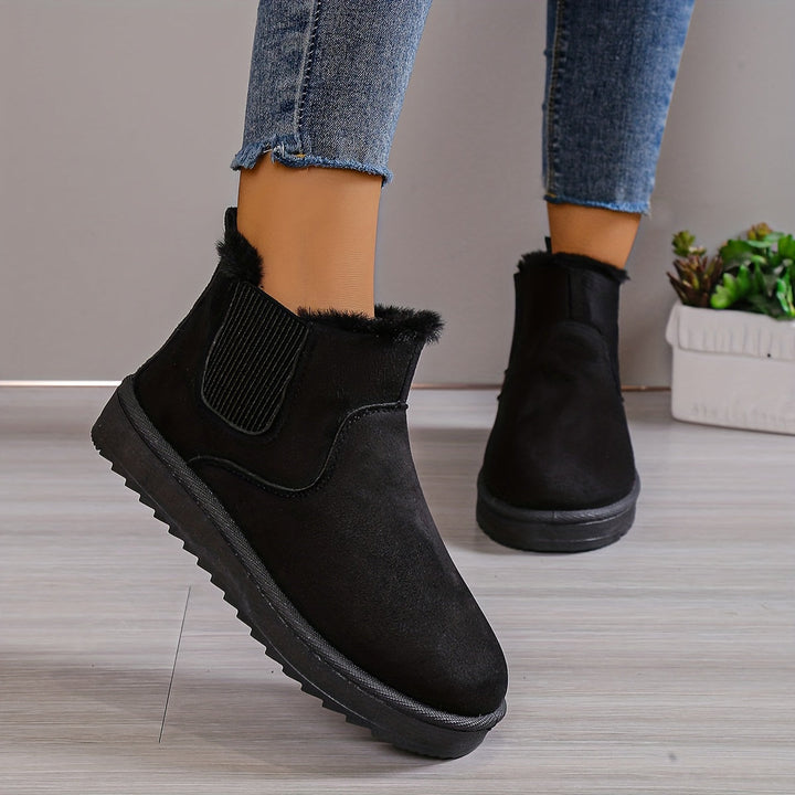 Bottines Slip-On Décontractées | Semelle Épaisse | Style Minimaliste
