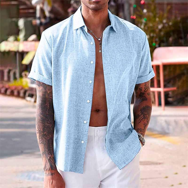 Chemise Wilfrid, la chemise wilfrid combine une coupe ajustée et un tissu léger