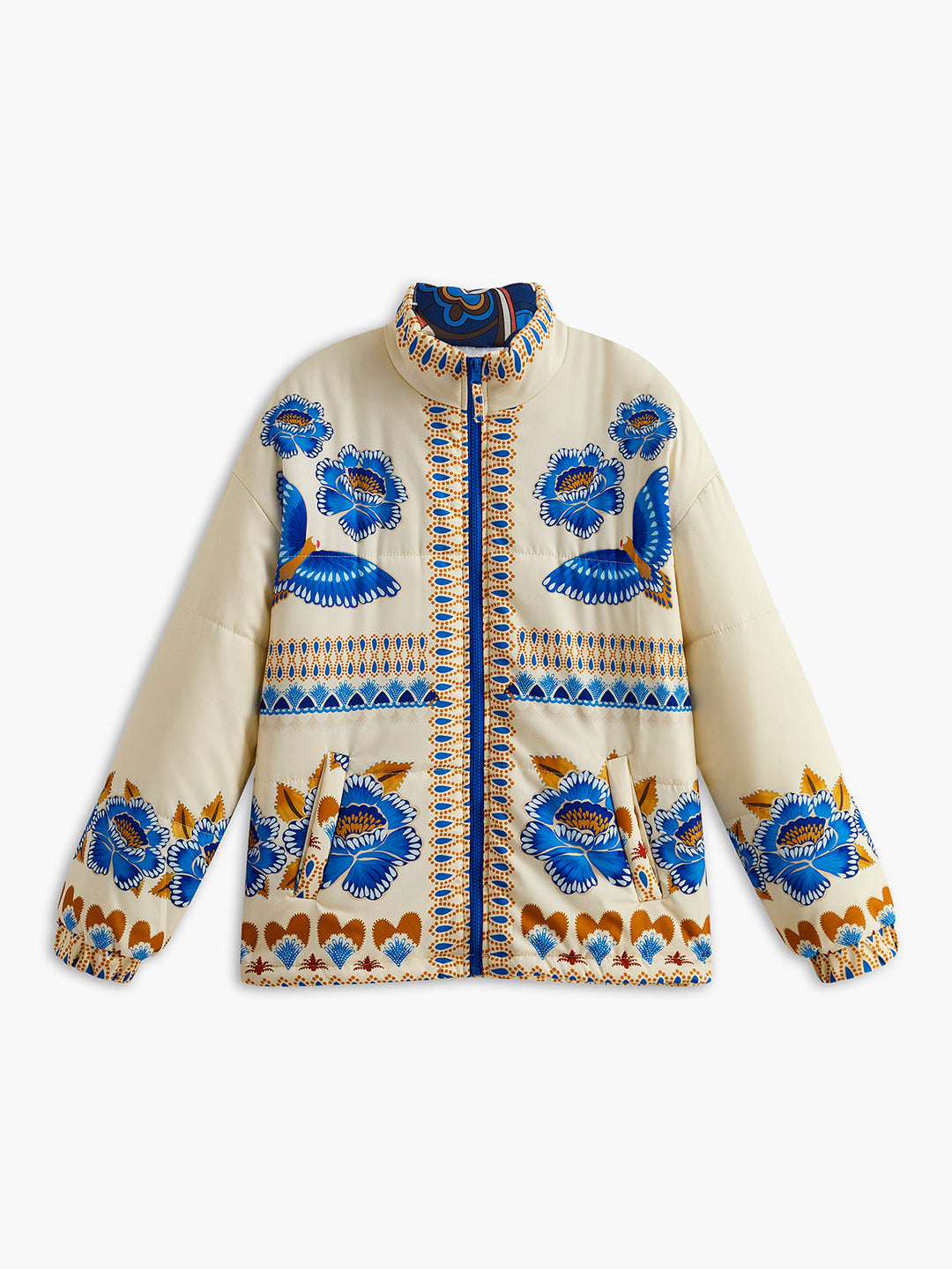 Veste Imprimée Florale | 100% Coton | Élégance Bohème