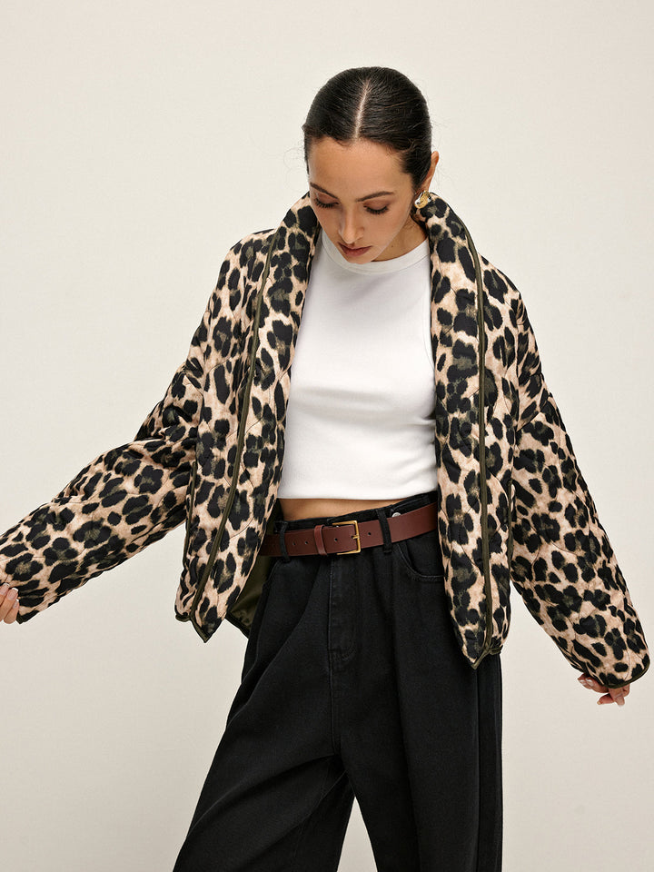 Veste Oversize Léopard | Style Audacieux | Confort Moderne