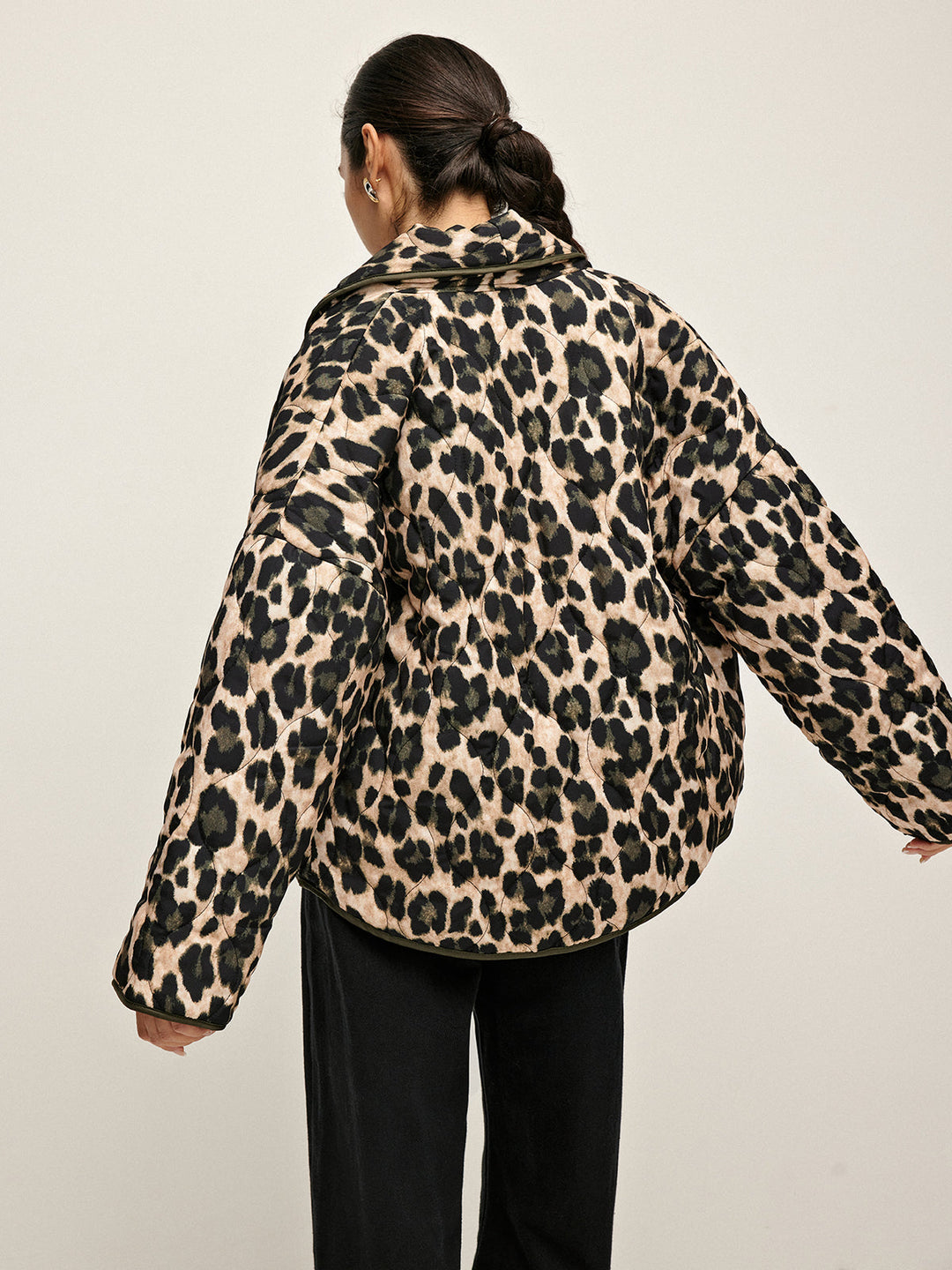Veste Oversize Léopard | Style Audacieux | Confort Moderne