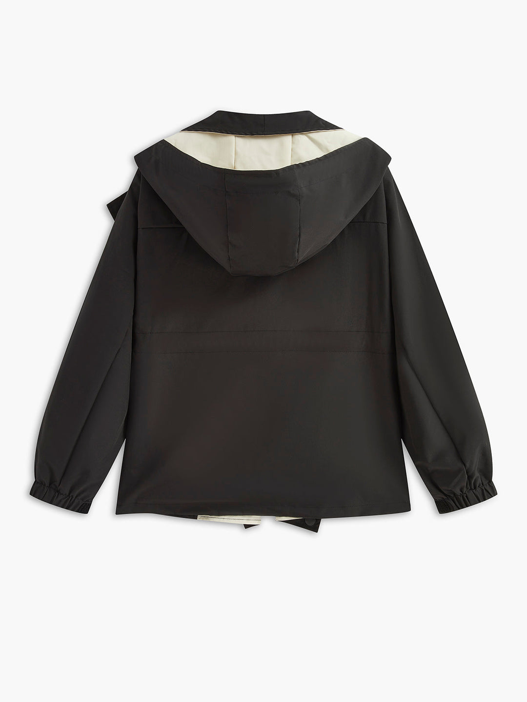 Veste Bicolore avec Capuche | Style Urbain | Confort et Élégance