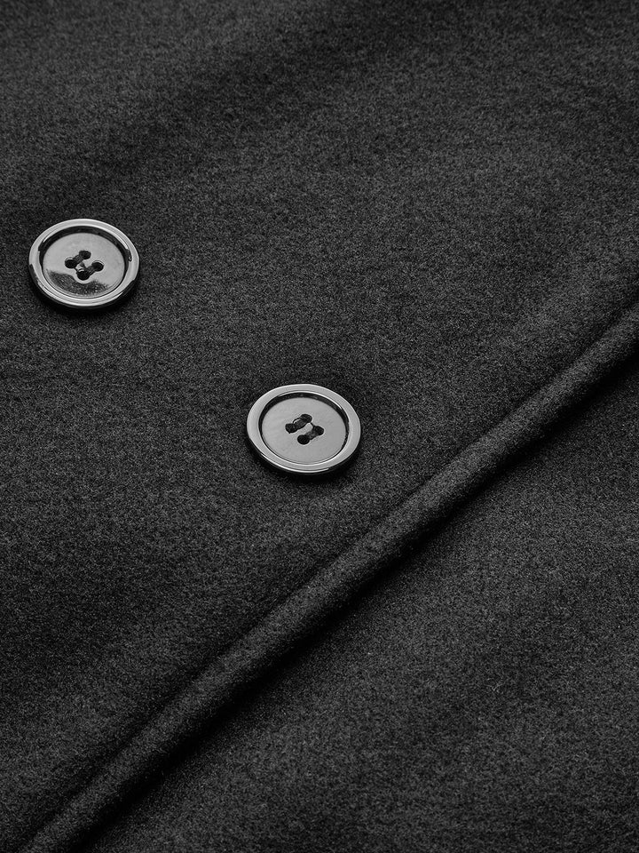 Trench Long Noir | Élégance Intemporelle | Coupe Ceinturée