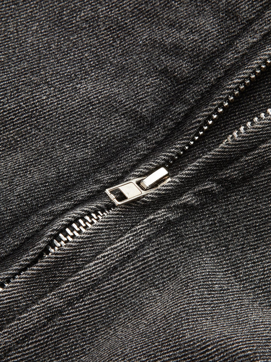 Annie | Veste de motard en jean noir courte