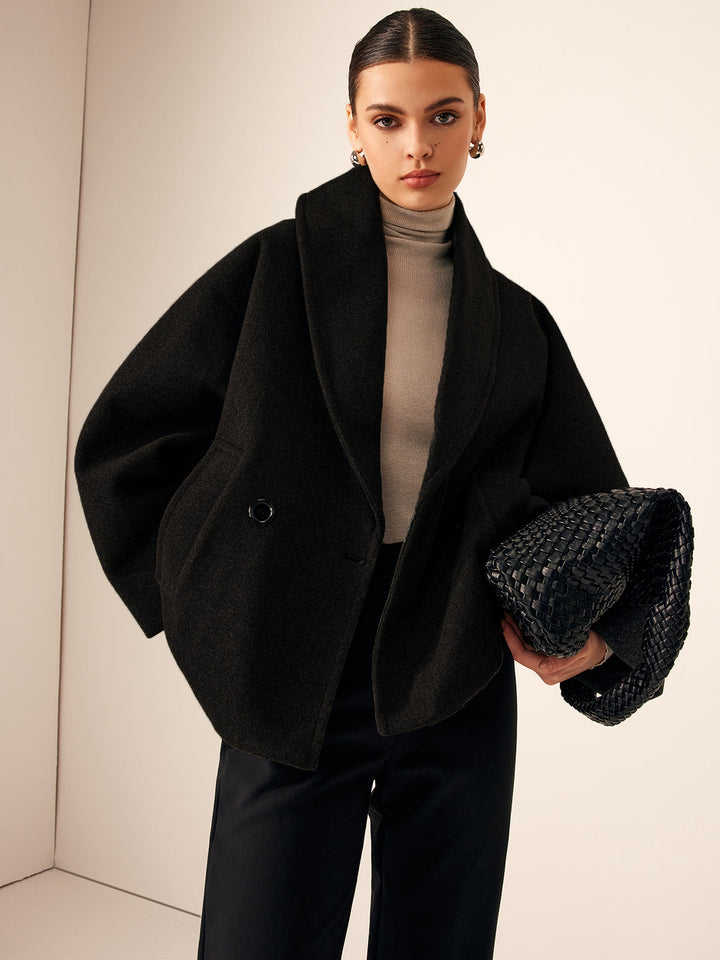 Veste Oversize en Laine Mélangée | Confort et Élégance | Automne-Hiver