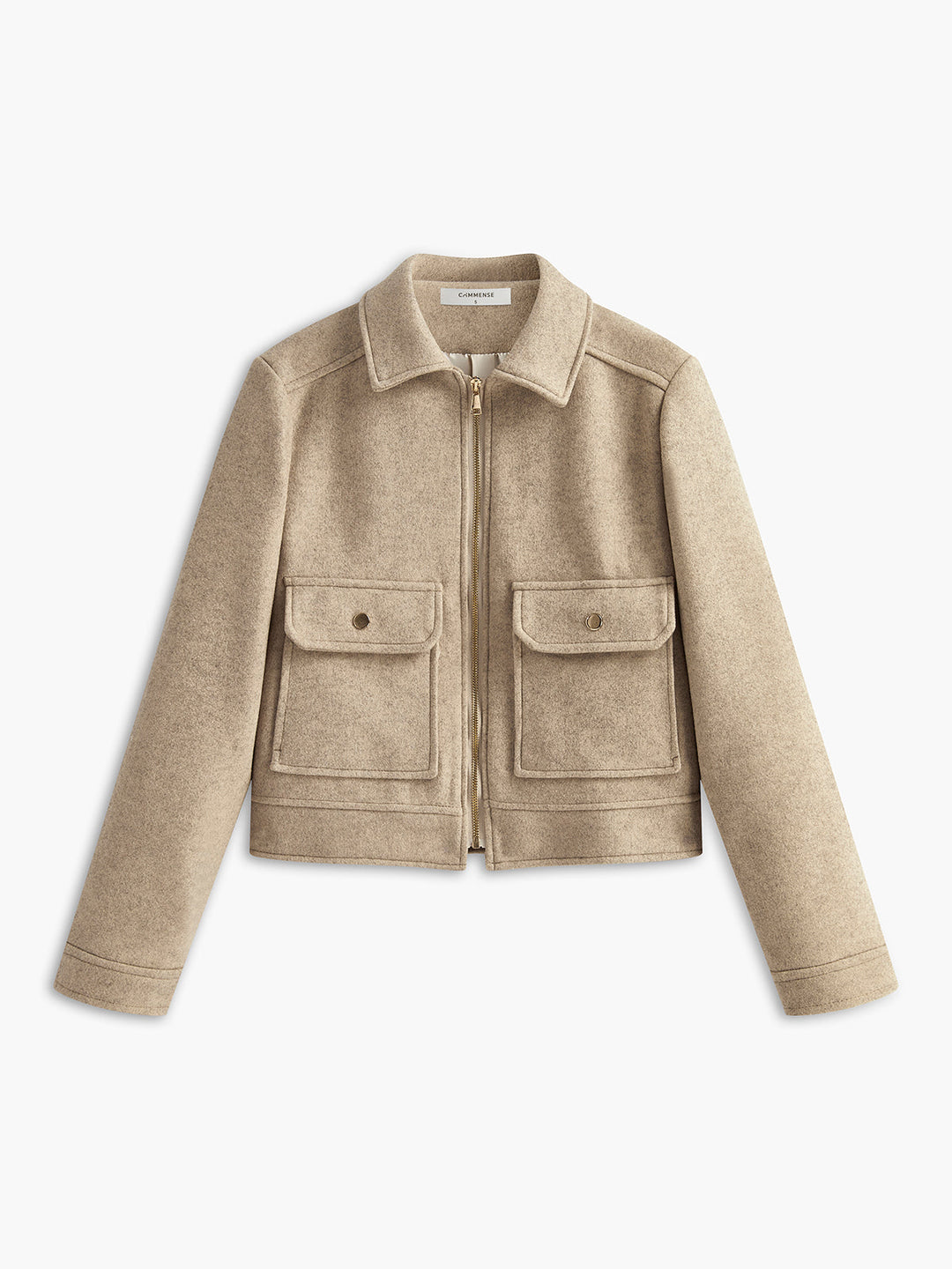 Veste en Laine Mélangée | Design Structuré | Élégance Classique