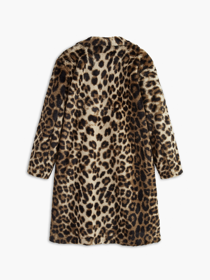 Manteau en Fausse Fourrure Léopard | Luxe Douillet | Style Audacieux