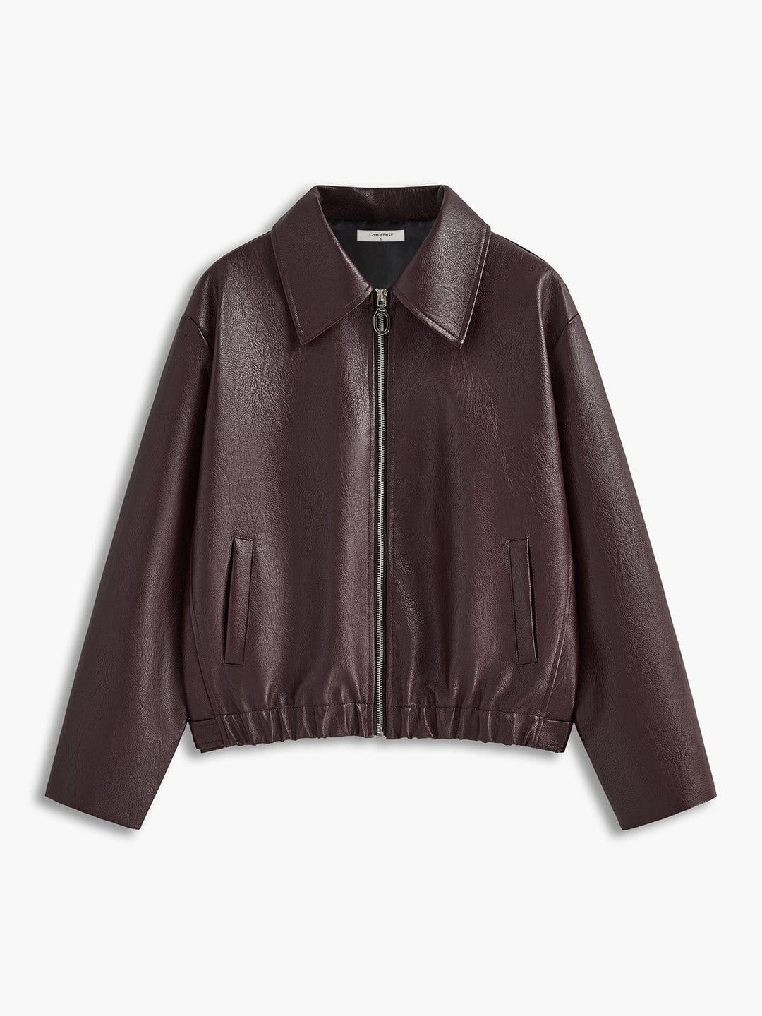 Maya | Veste minimaliste en similicuir