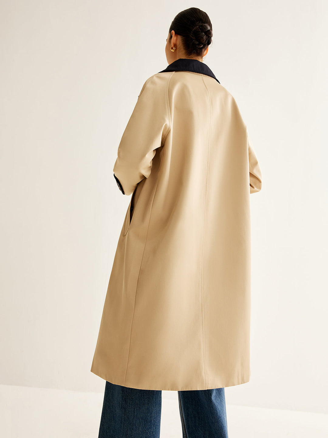 Trench-Coat Beige Classique | Élégance & Polyvalence | Style Intemporel