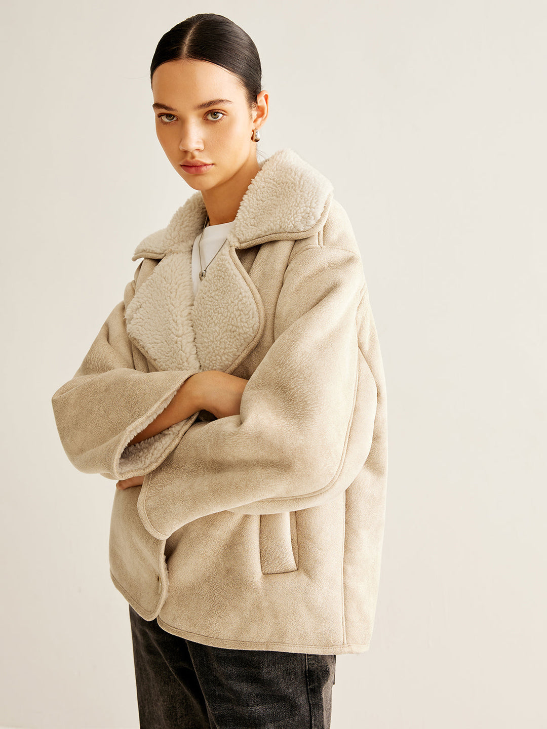 Veste en Fausse Fourrure | Douce & Élégante | Confort Hivernal