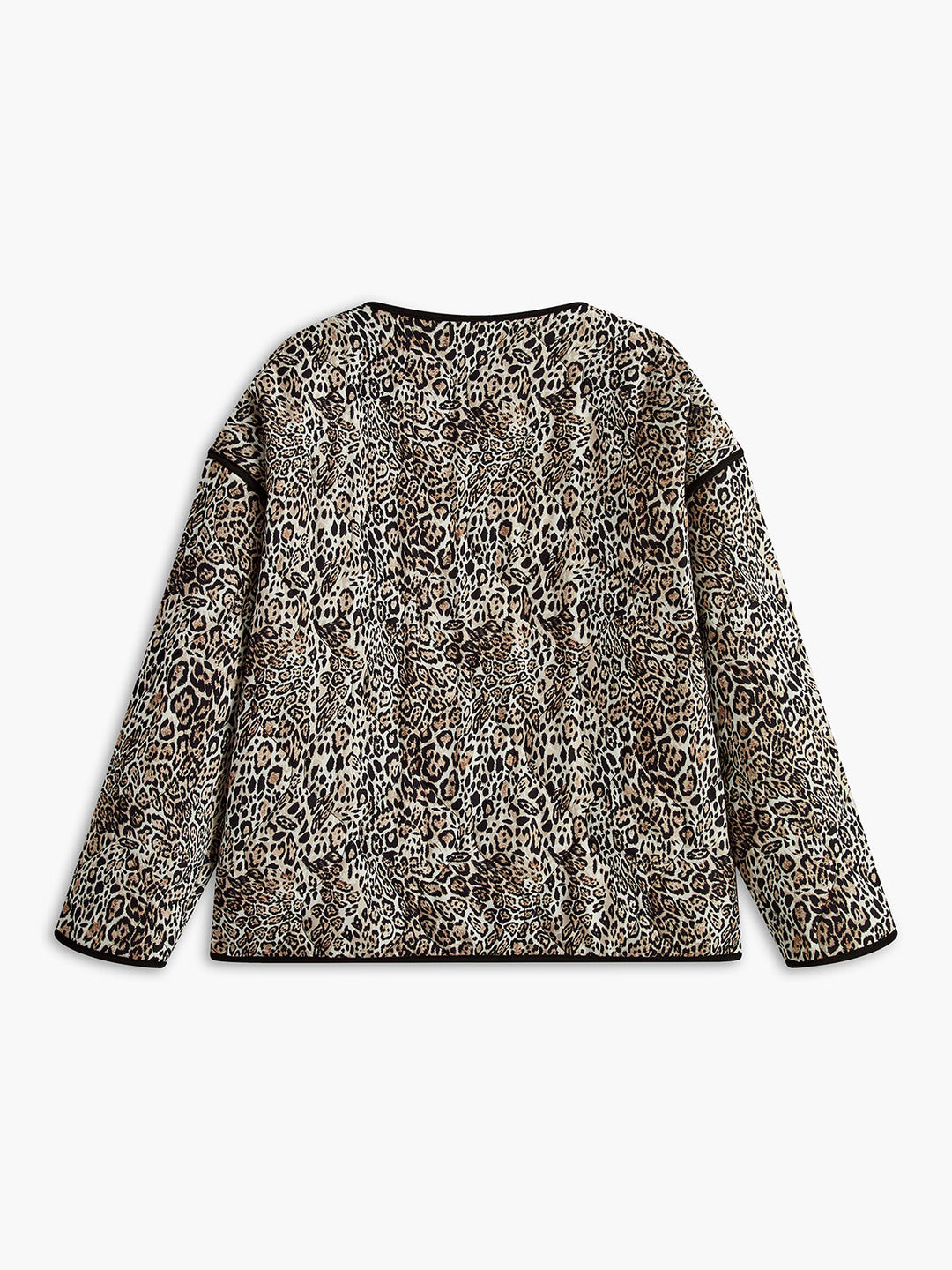 Veste Léopard Chic | Coupe Droite | Confort et Style
