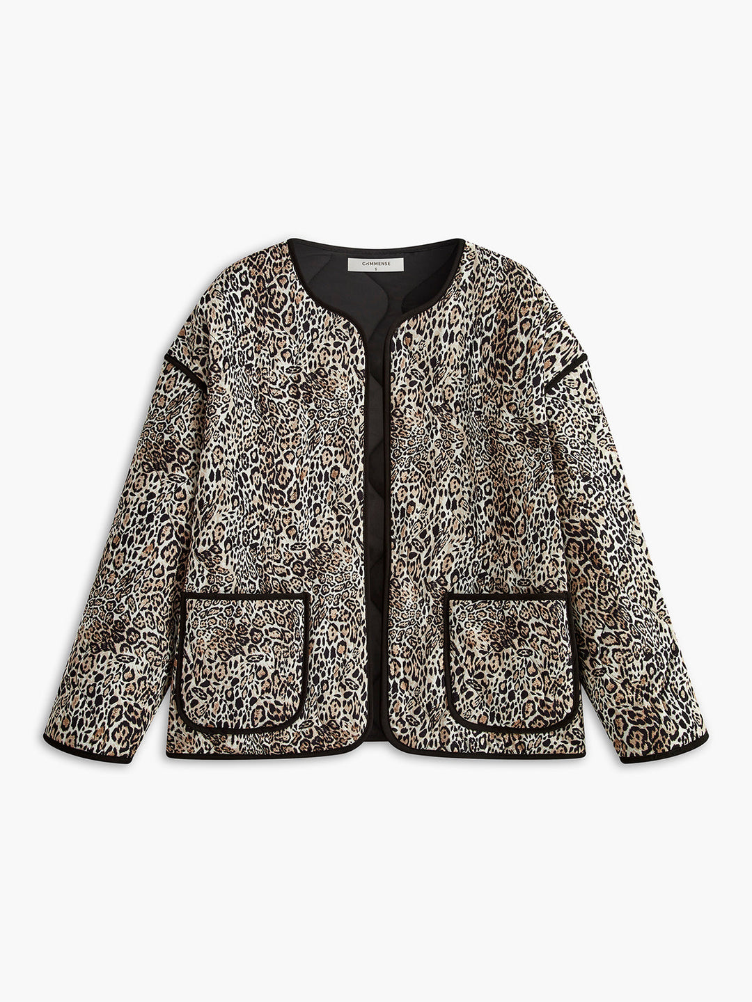 Veste Léopard Chic | Coupe Droite | Confort et Style