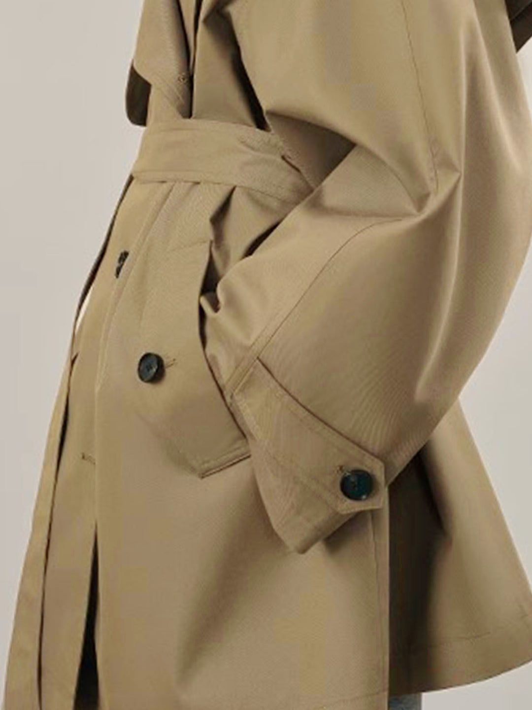 Trench Oversize Ceinturé | Beige | Élégance Intemporelle