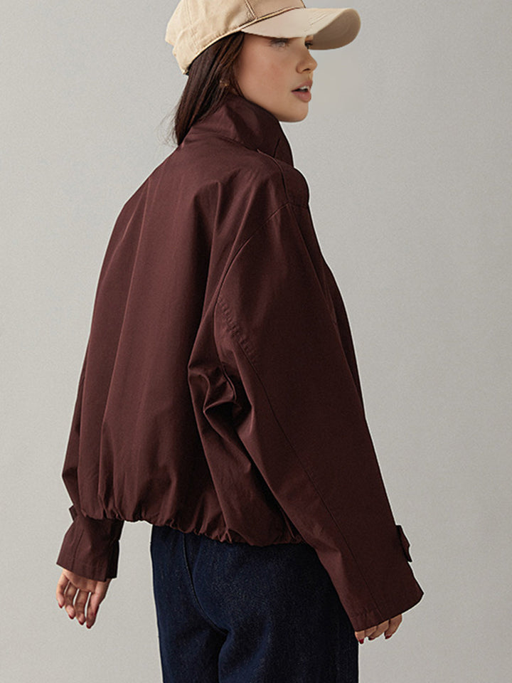 Veste Oversized Marron | Style Urbain & Tendance | Confort Léger
