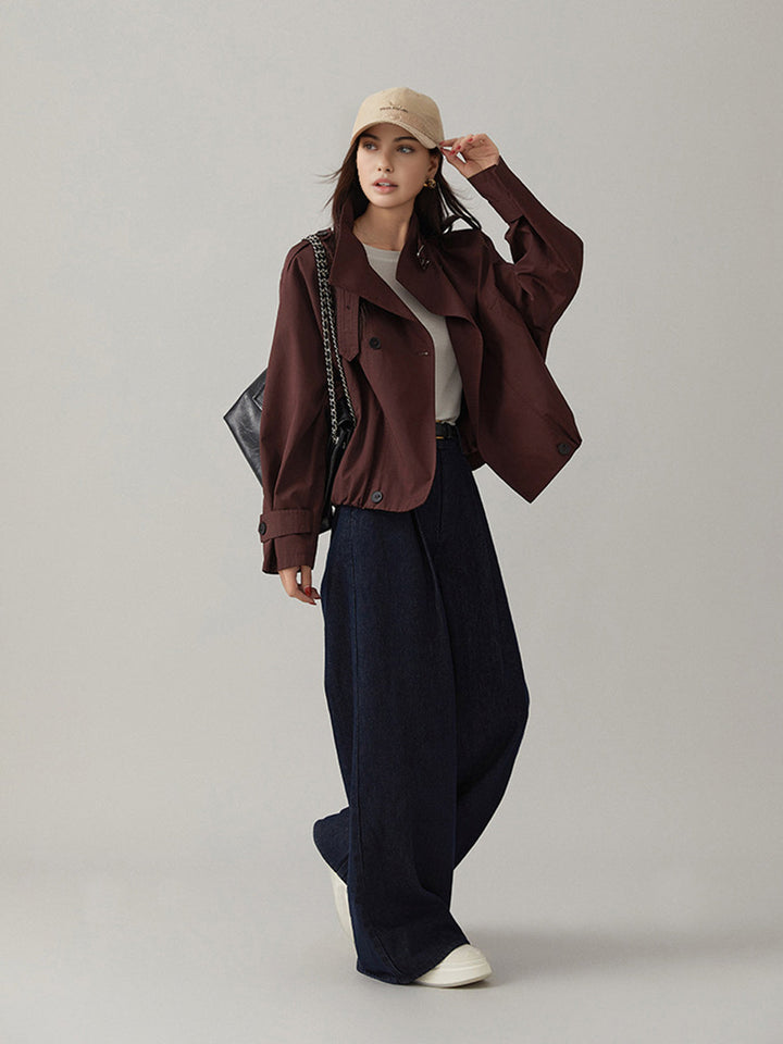 Veste Oversized Marron | Style Urbain & Tendance | Confort Léger