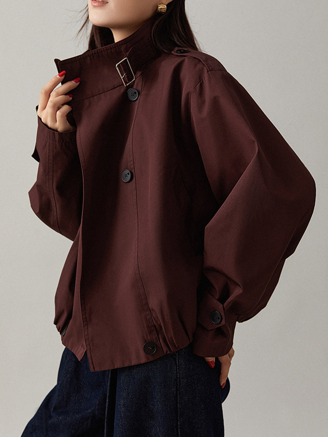 Veste Oversized Marron | Style Urbain & Tendance | Confort Léger