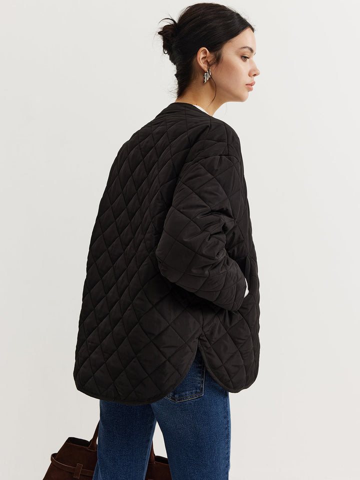 Cape Texturée Noire | Élégante et Fluide | Confort Hivernal