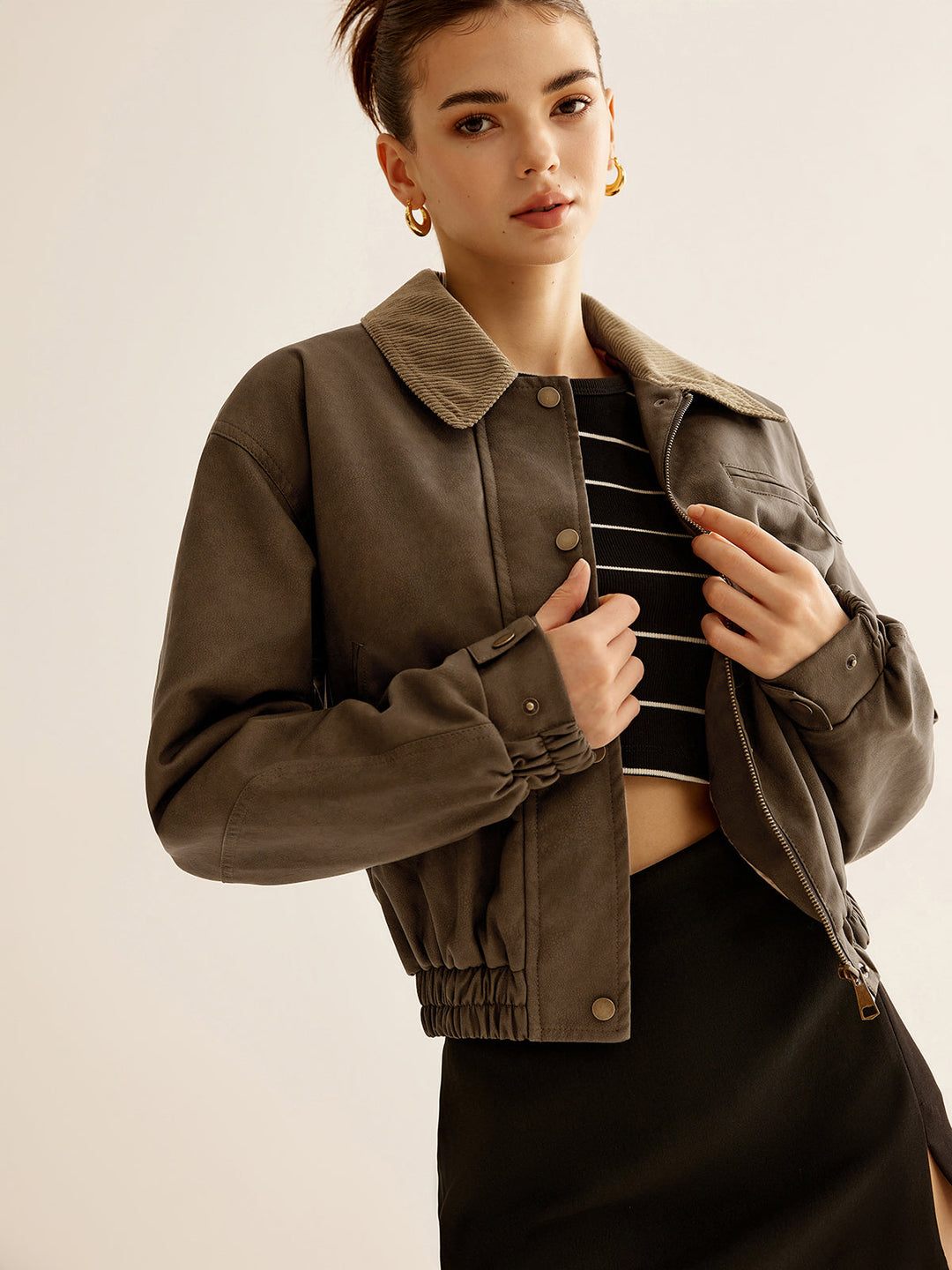 Veste Courte Tendance | Confort et Style Urbain | Look Moderne