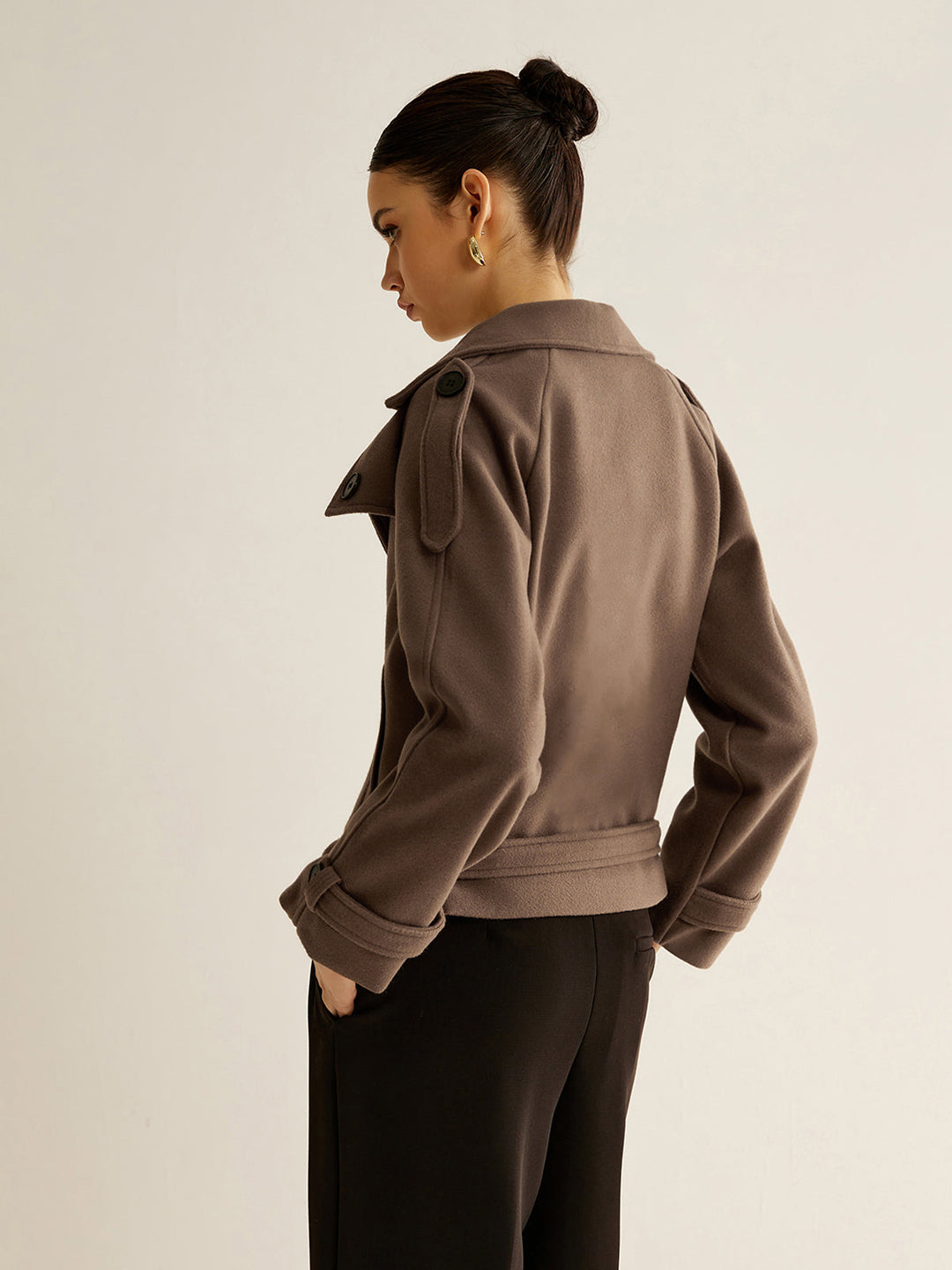 Veste Courte à Double Boutonnage | Élégance Intemporelle | Coupe Structurée