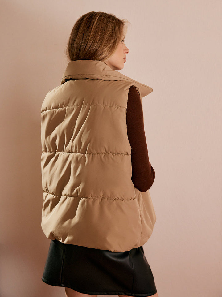Doudoune Sans Manches | Matelassée Légère | Style Moderne