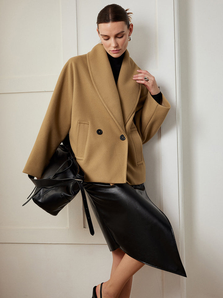 Veste Oversize en Laine Mélangée | Confort et Élégance | Automne-Hiver
