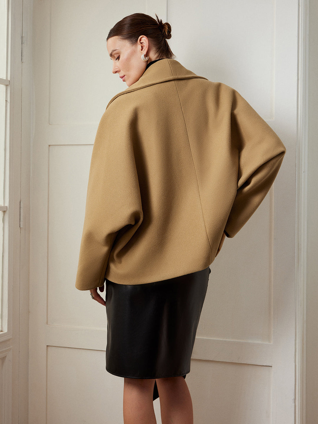 Veste Oversize en Laine Mélangée | Confort et Élégance | Automne-Hiver