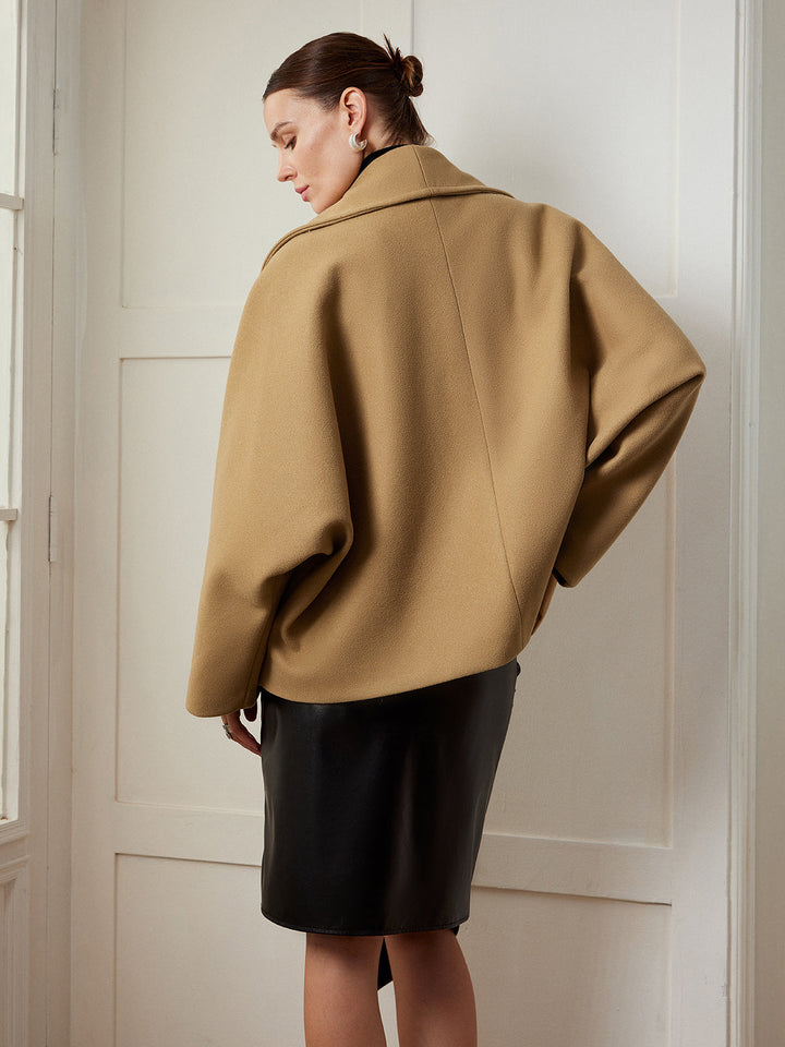 Veste Oversize en Laine Mélangée | Confort et Élégance | Automne-Hiver