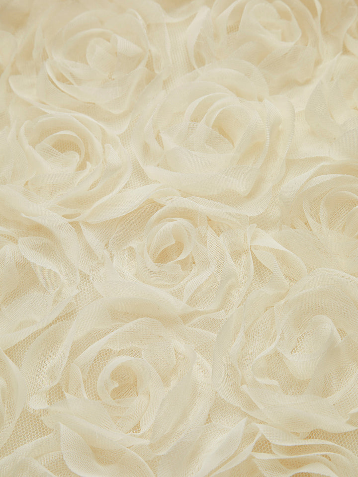 Veste Courte Florale | Nœuds Satinés | Élégance Romantique