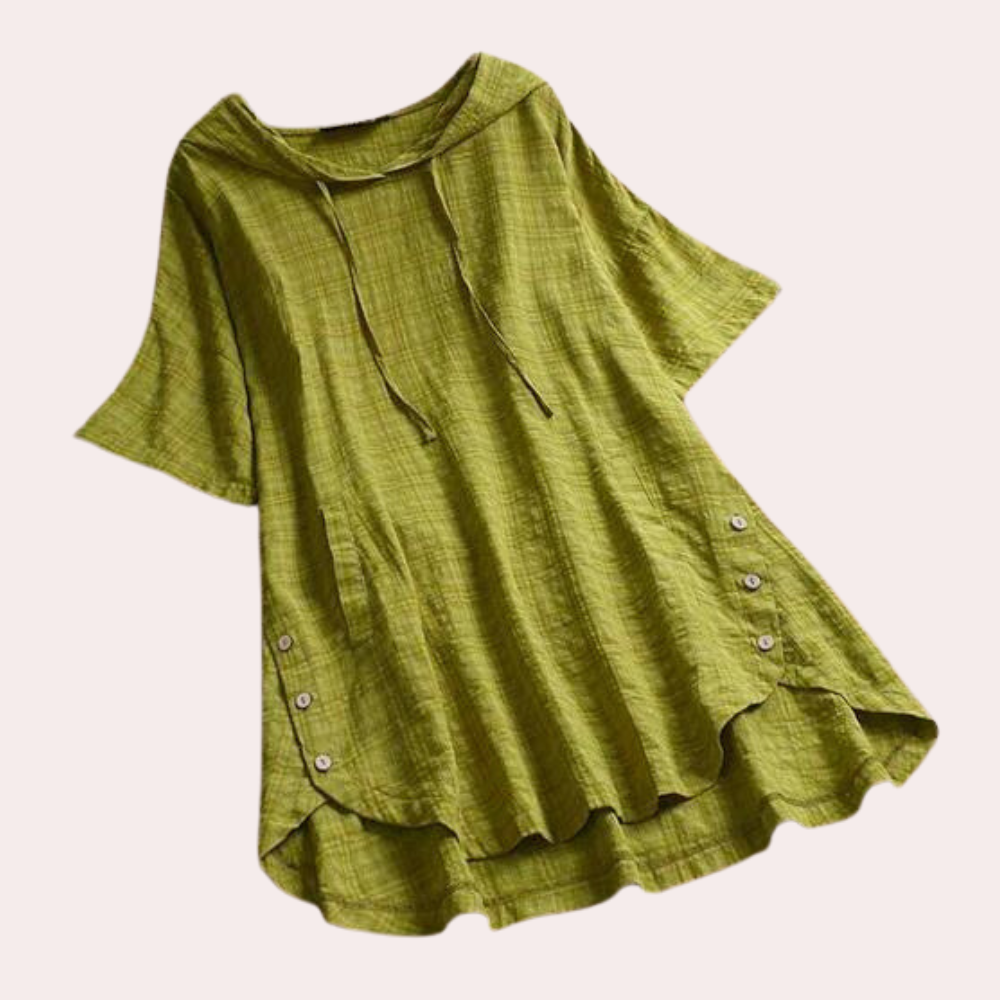 Jade | Robe décontractée à boutons pour femme