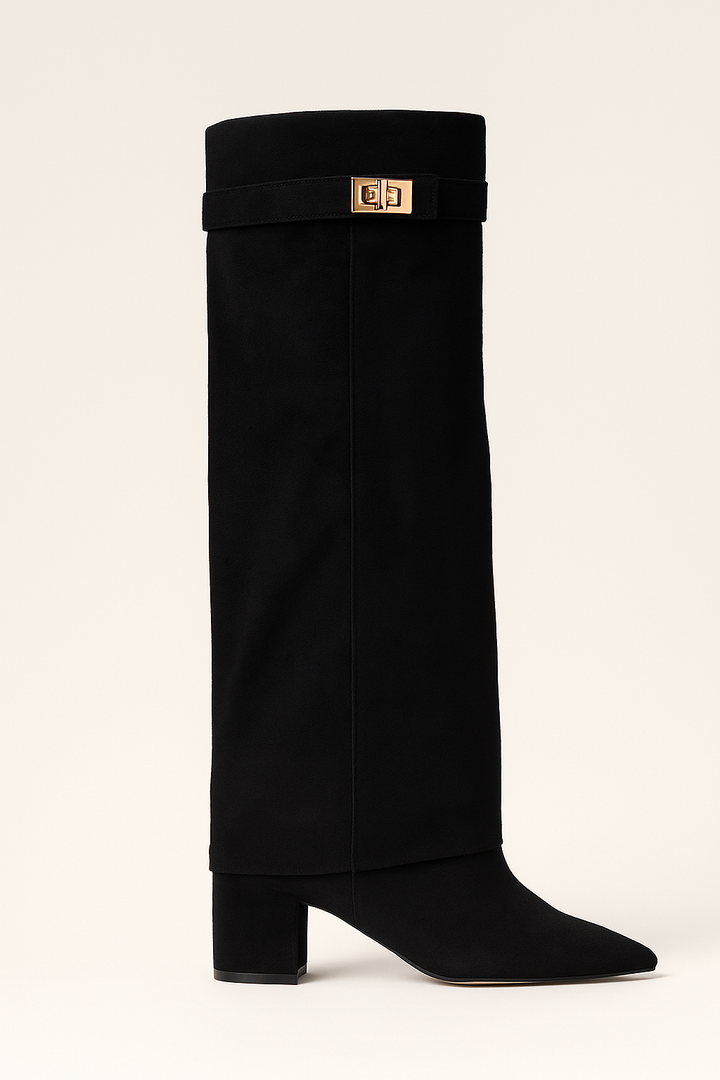 Bottes Hautes en Suédine | Légères & Élégantes pour l’Été