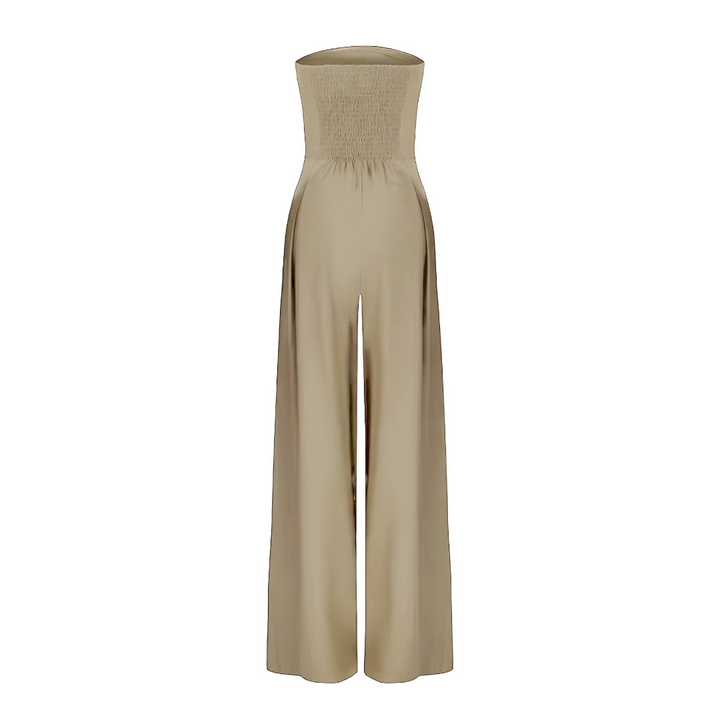 Luminia | Combinaison Pantalon Bustier Jambes Larges Chic Été Pour Femme