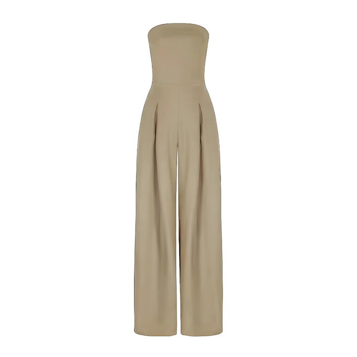 Luminia | Combinaison Pantalon Bustier Jambes Larges Chic Été Pour Femme