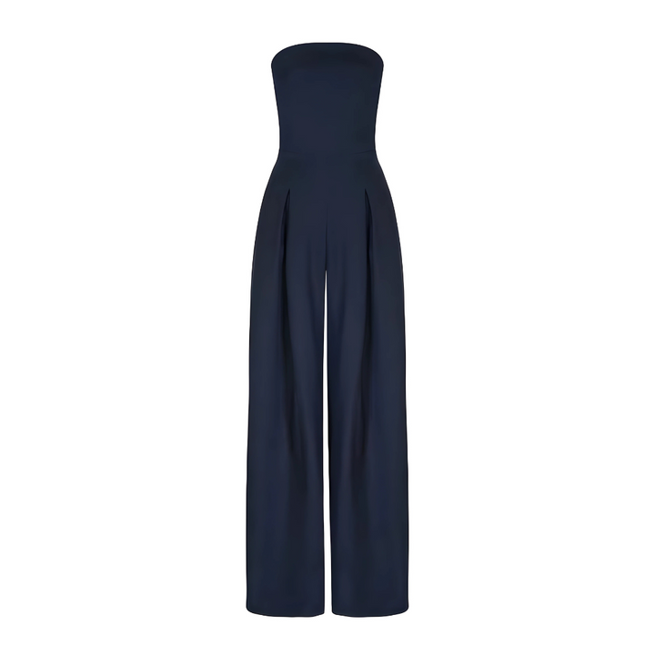 Luminia | Combinaison Pantalon Bustier Jambes Larges Chic Été Pour Femme