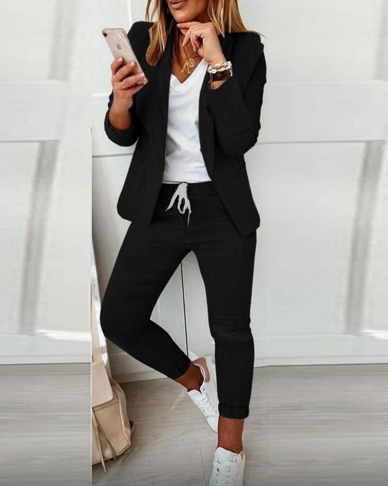 Ensemble Tailleur Décontracté | Moderne et Confortable | Look Polyvalent