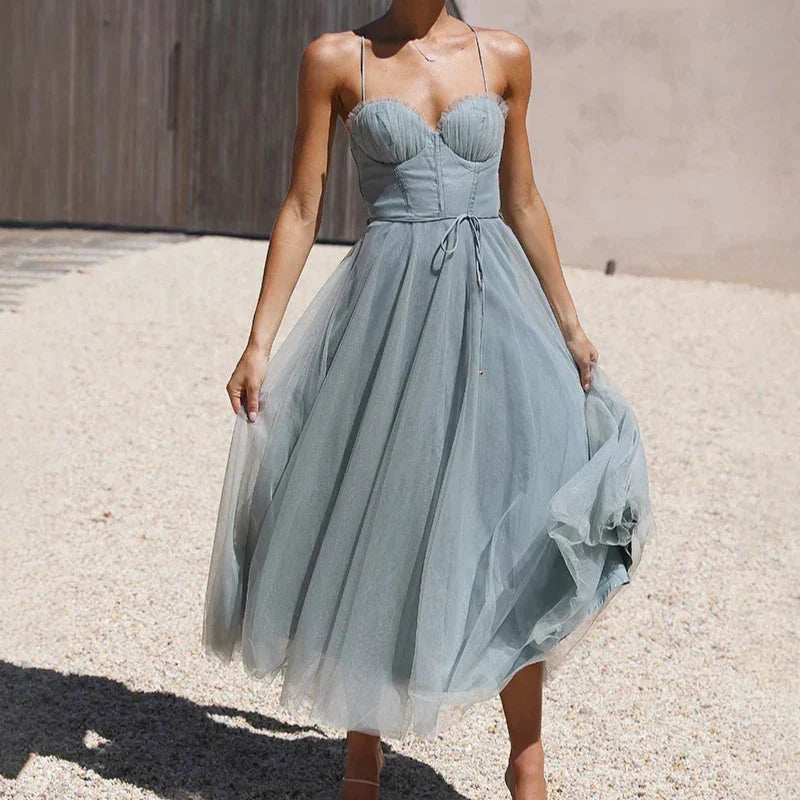 Robe Nuage Longue – Tulle Aérien & Douceur Féérique de Soirée