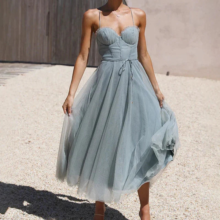 Robe Nuage Longue – Tulle Aérien & Douceur Féérique de Soirée