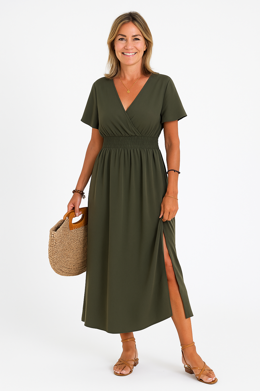 Robe Amélie – Coupe Fluide & Élégance Décontractée d’Été