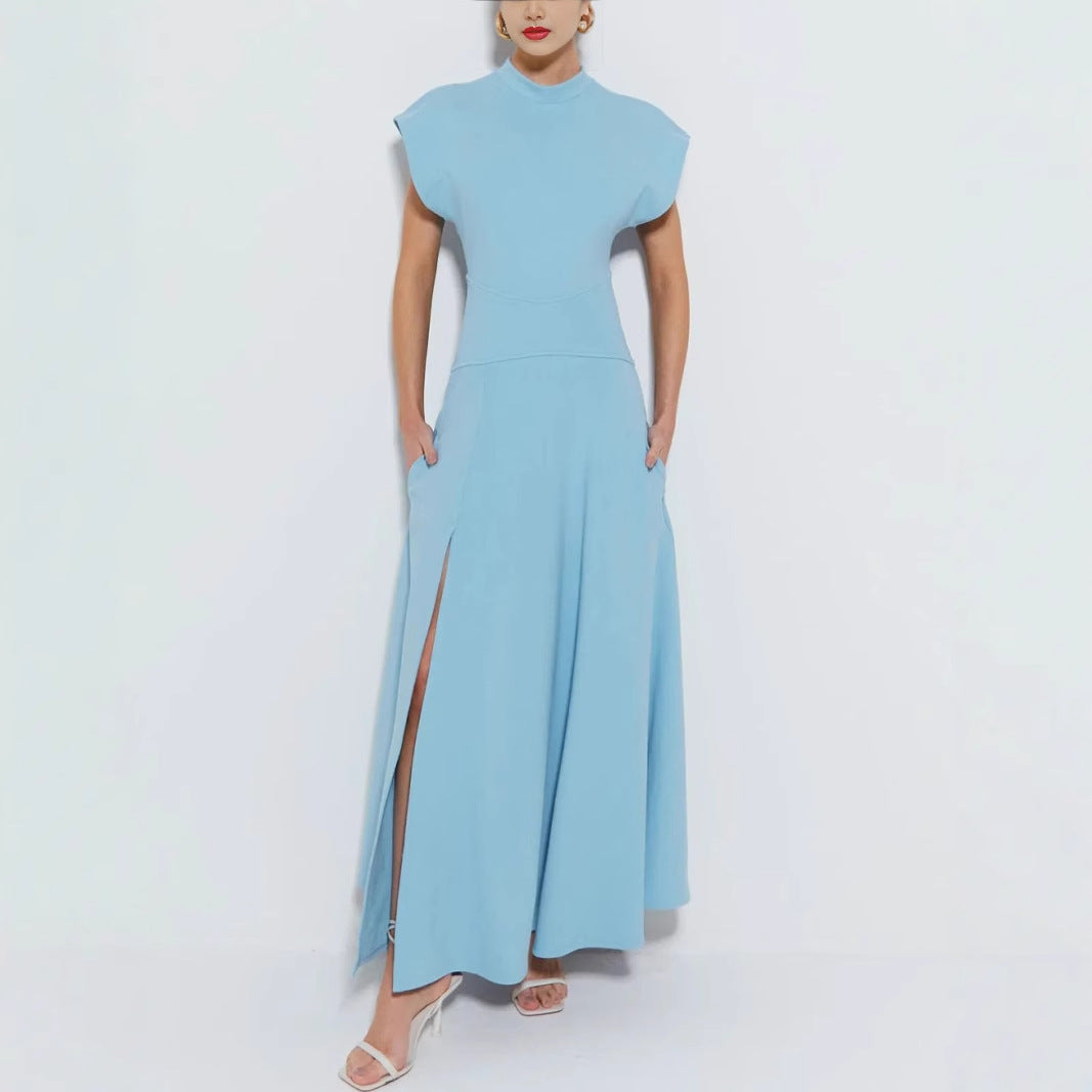 Robe Horizon – Bleu Ciel & Coupe Fluide Légère d’Été