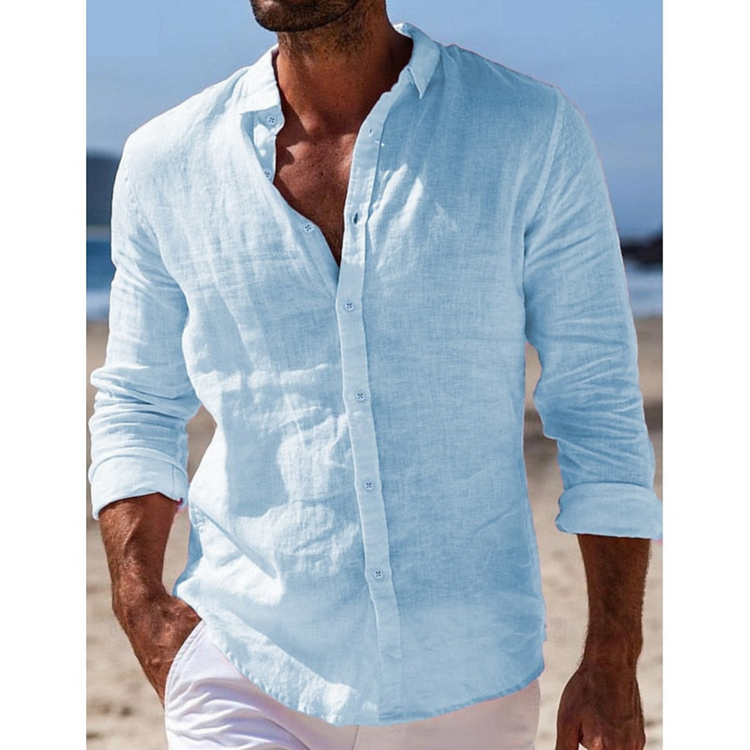 Chemise Cédric, la chemise cédric mise sur une coupe décontractée et un tissu léger