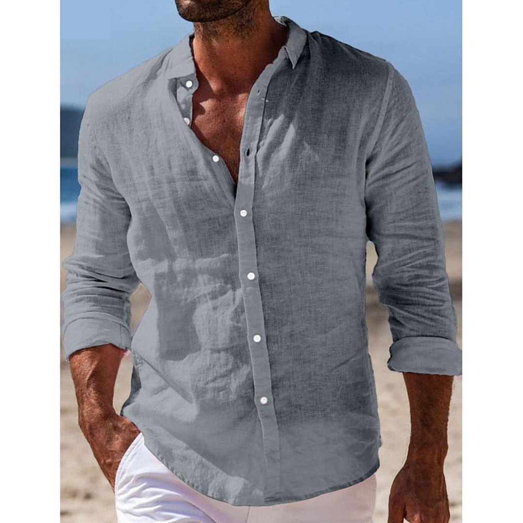 Chemise Cédric, la chemise cédric mise sur une coupe décontractée et un tissu léger