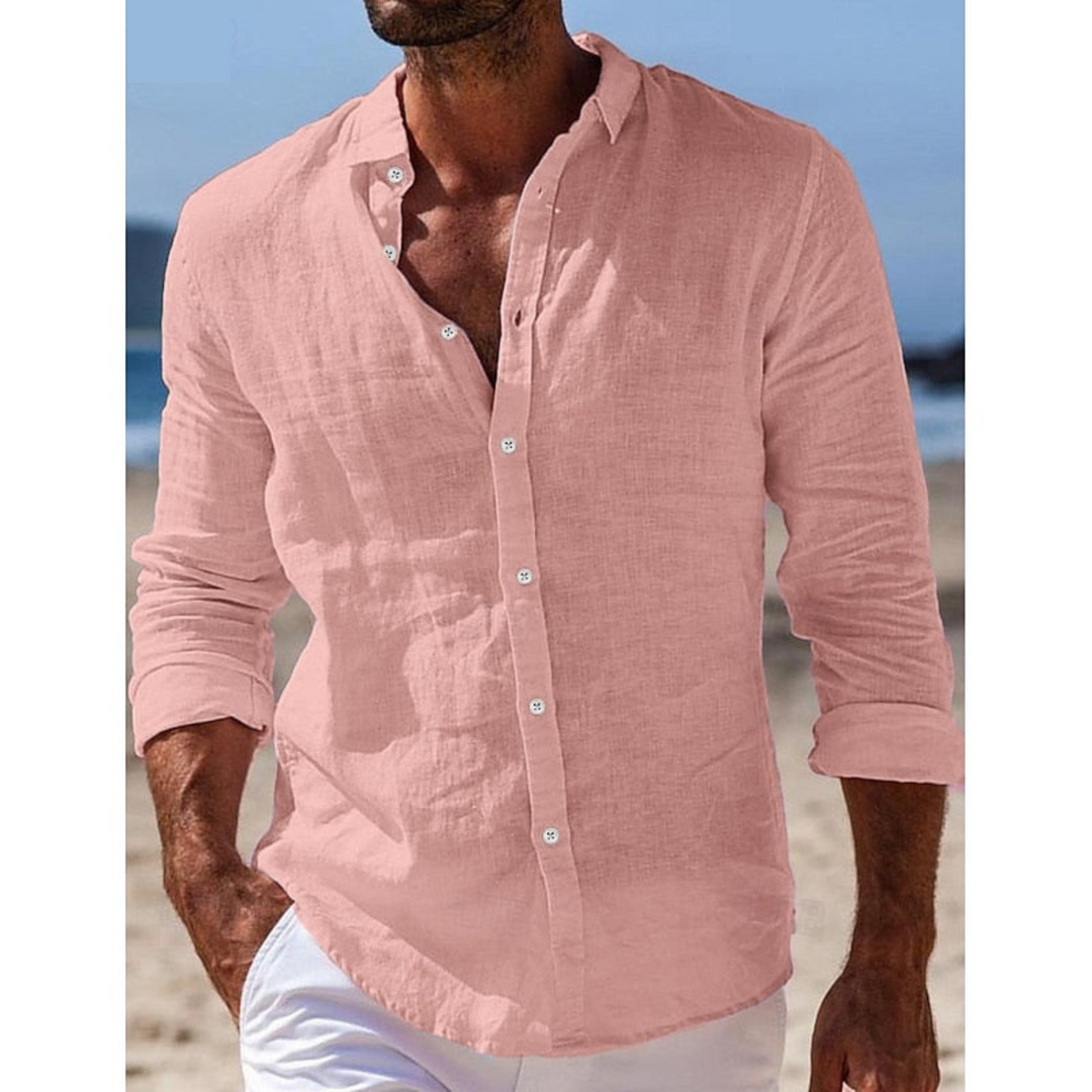 Chemise Cédric, la chemise cédric mise sur une coupe décontractée et un tissu léger