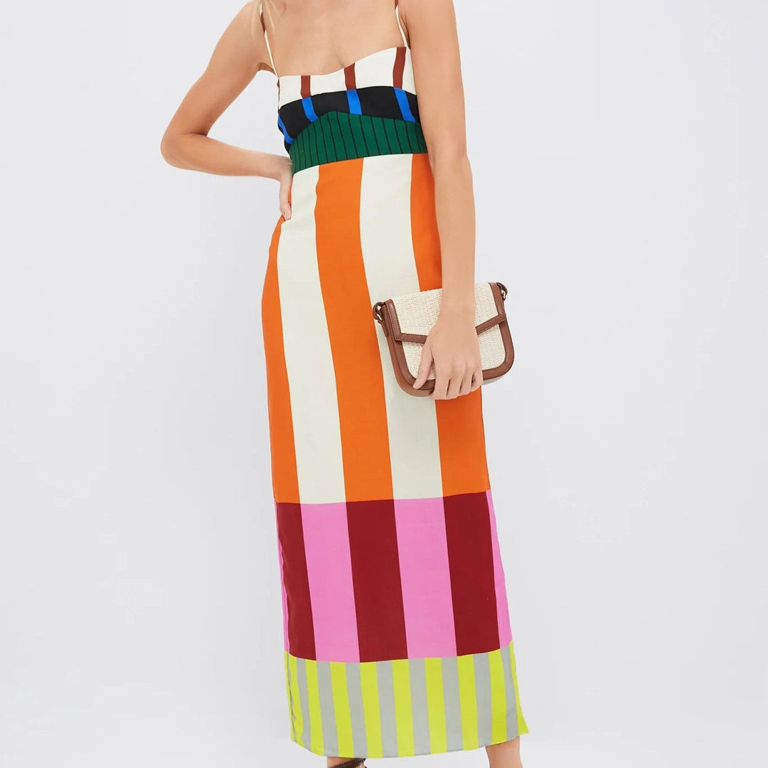 Robe Riviera Multicolore – Coupe Fluide & Esprit d’Été Chic