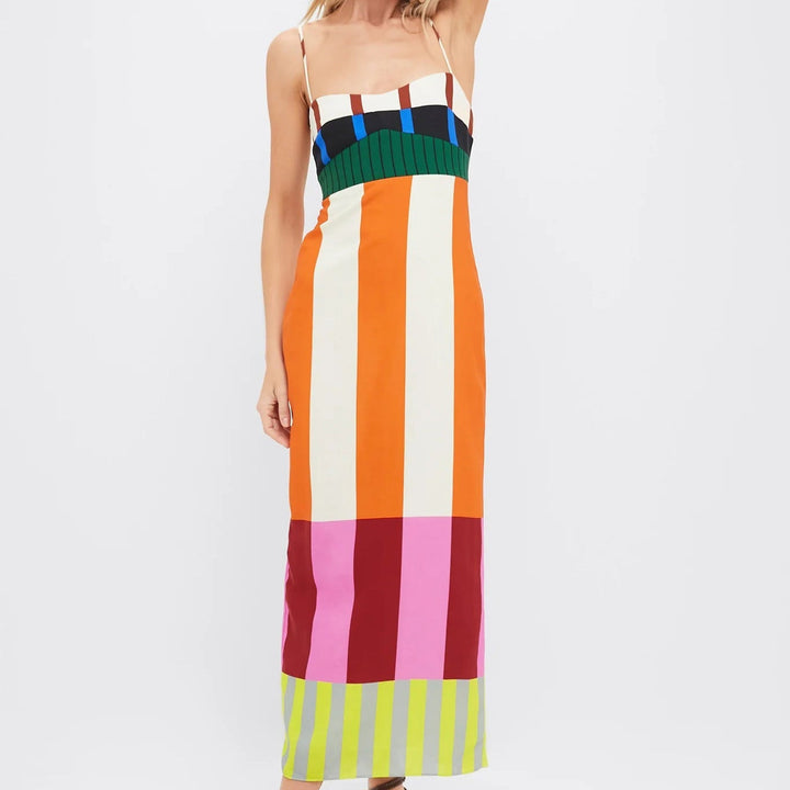 Robe Riviera Multicolore – Coupe Fluide & Esprit d’Été Chic