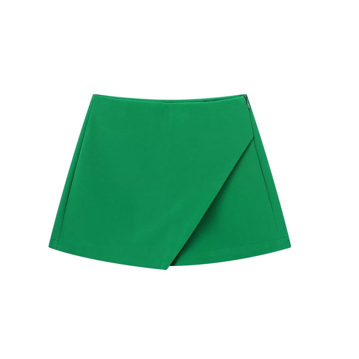 Vividia | Short Jupe Asymétrique Taille Haute Coupe Ajustée Chic Été Pour Femme