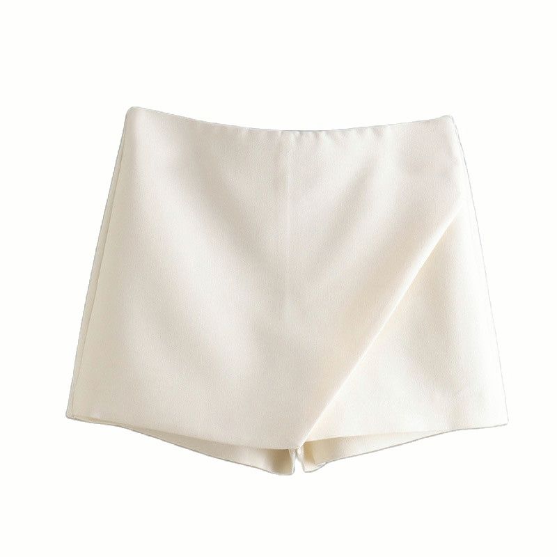 Vividia | Short Jupe Asymétrique Taille Haute Coupe Ajustée Chic Été Pour Femme