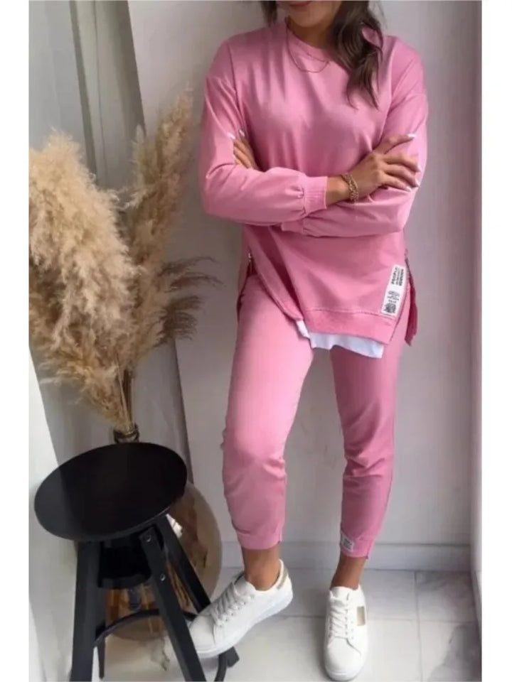 Ensemble Confort 2 Pièces | Sweat & Pantalon Ajusté | Style Décontracté