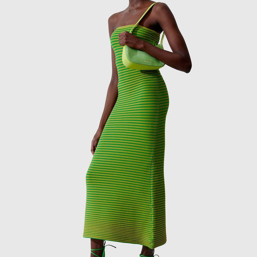 Robe Longue Bandeau Rayée – Coupe Fluide & Esprit Estival Chic